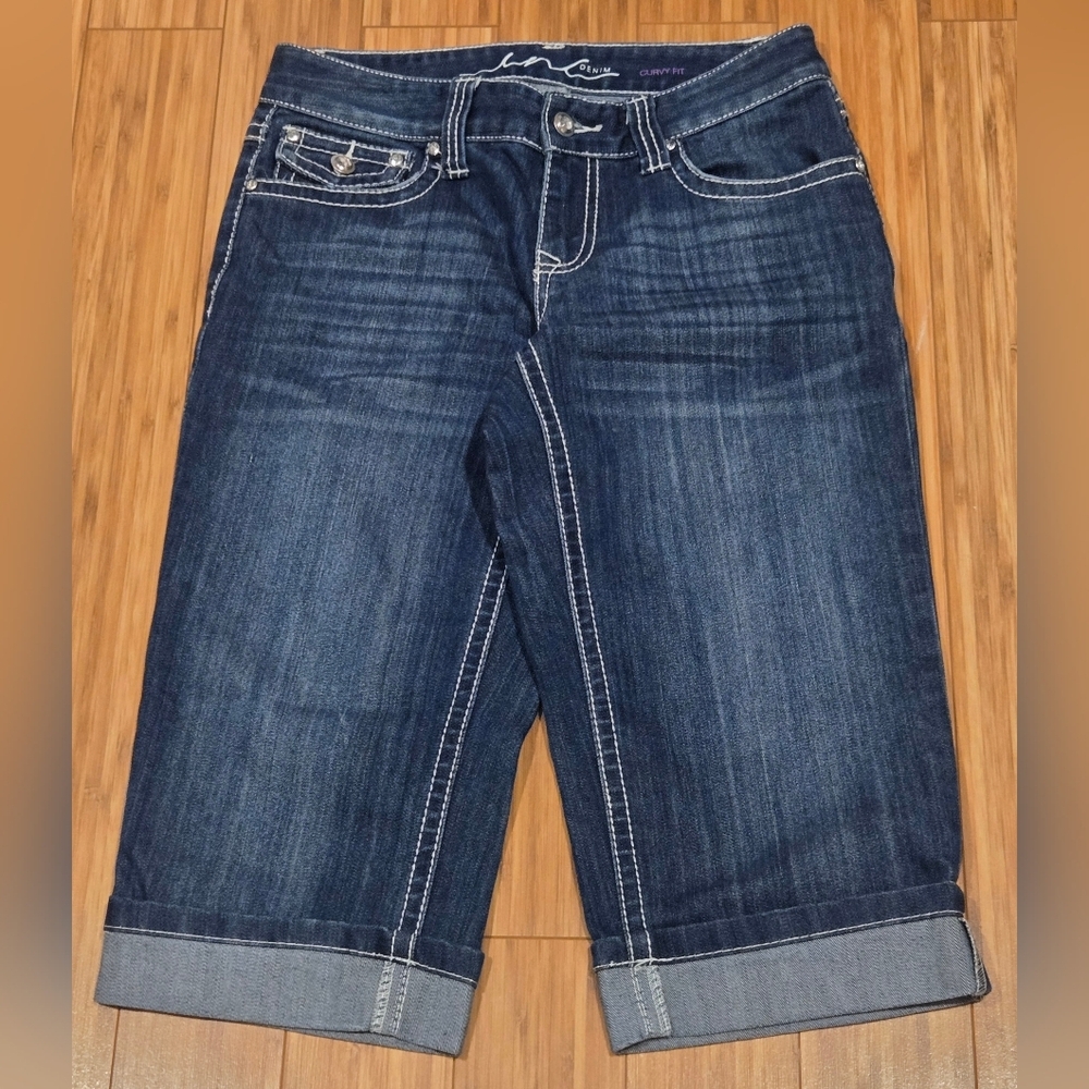 Inc Denim Dark Indigo Shorts